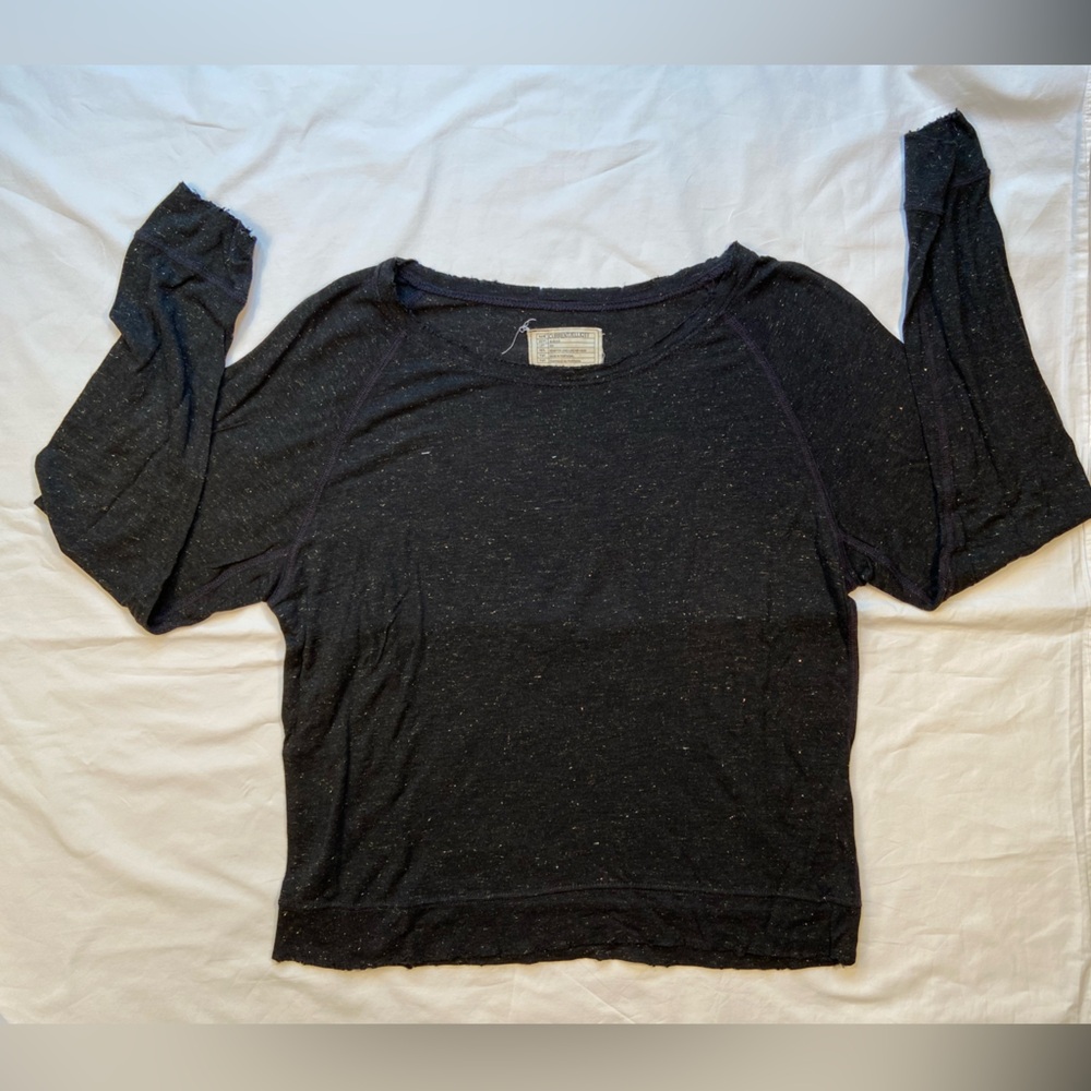 Current/Elliot light sweatshirt with sparkles, long sleeve,‎ crew neck, SZ 0